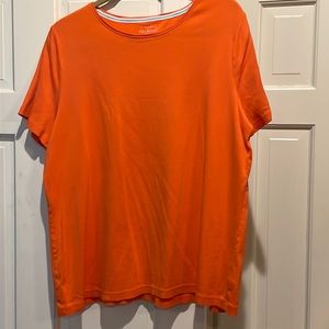 Bright orange Talbots Tee Size 2X